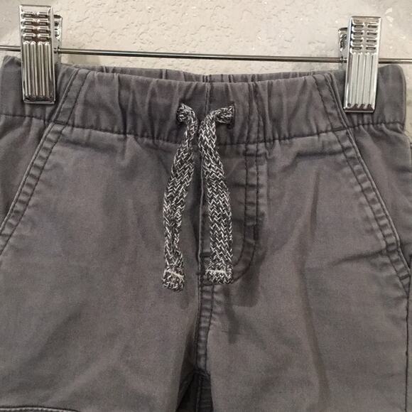 Cat & Jack Toddler Baby Boys Sz 12M Gray Jogger Khaki Pants Stretch - Picture 2 of 7